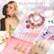120 Pieces Mixed Sun Star Moon Charms Jewelry Making Gold Enamel Charm Pendants for DIY Necklace Bracelet Making Supplies